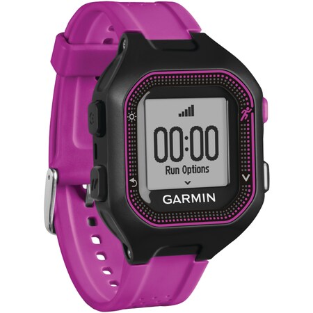Garmin Forerunner 25 GPS Small Running Watch (Black/Purple) 010-01353-20